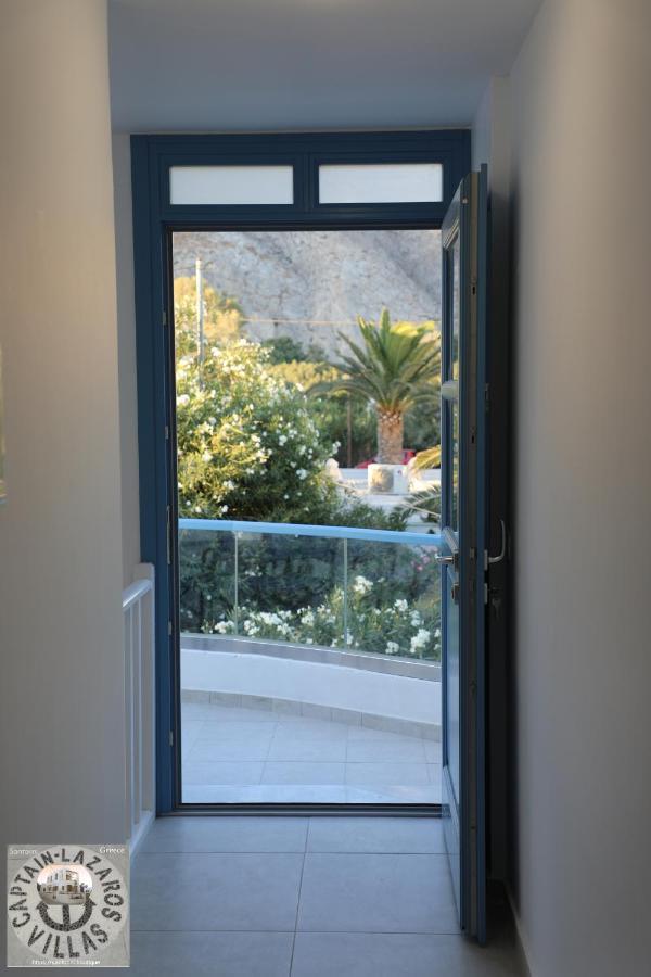 Captain Lazaros Villa: Black Beach Resort with Pool and Sea View Perissa  Exterior photo