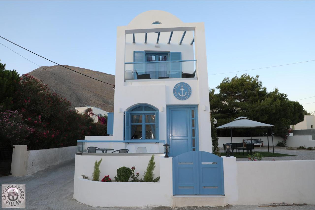 Captain Lazaros Villa: Black Beach Resort with Pool and Sea View Perissa  Exterior photo