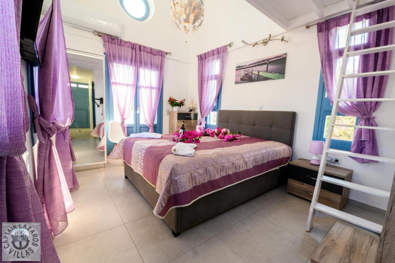 Captain Lazaros Villa: Black Beach Resort with Pool and Sea View Perissa  Exterior photo